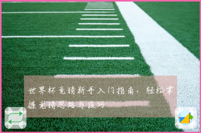 世界杯竞猜新手入门指南,轻松掌握竞猜思路与技巧